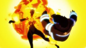 Fire Force Episode 1 Shinra Defeating Infernal