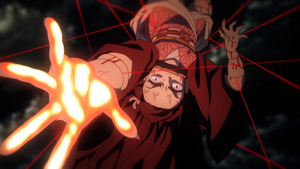Demon Slayer Kimetsu No Yaiba Episode 19 Nezuko Blood Demon Art Exploding Blood