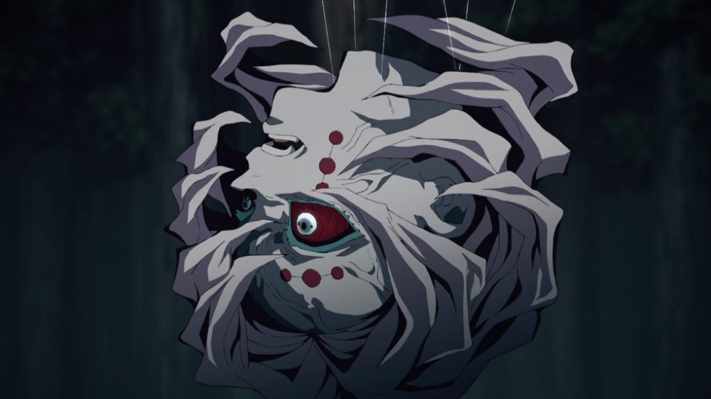 Demon Slayer Kimetsu No Yaiba Episode 20 Rui Removed His Own Head Prior To Tanjiro's Attack