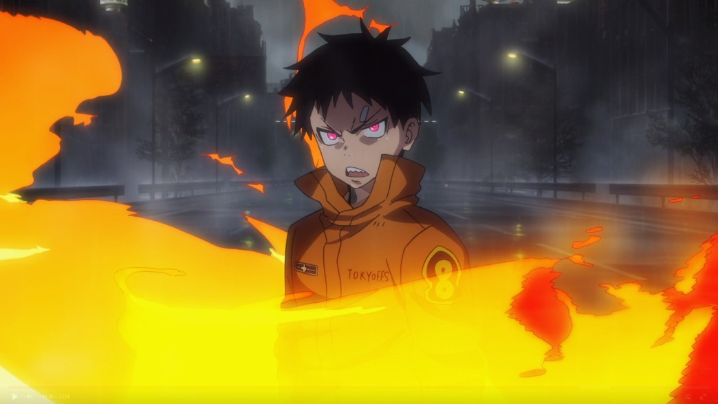 Fire Force Episode 4 Shinra Angry.