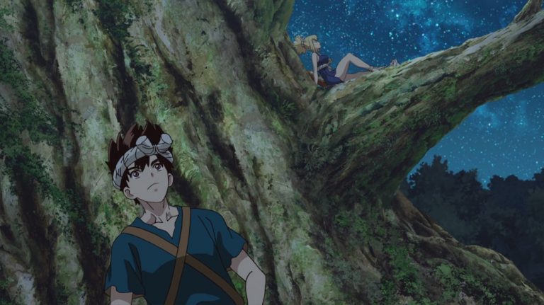 Dr. Stone (Episode 12) - Buddies Back to Back - The Otaku Author