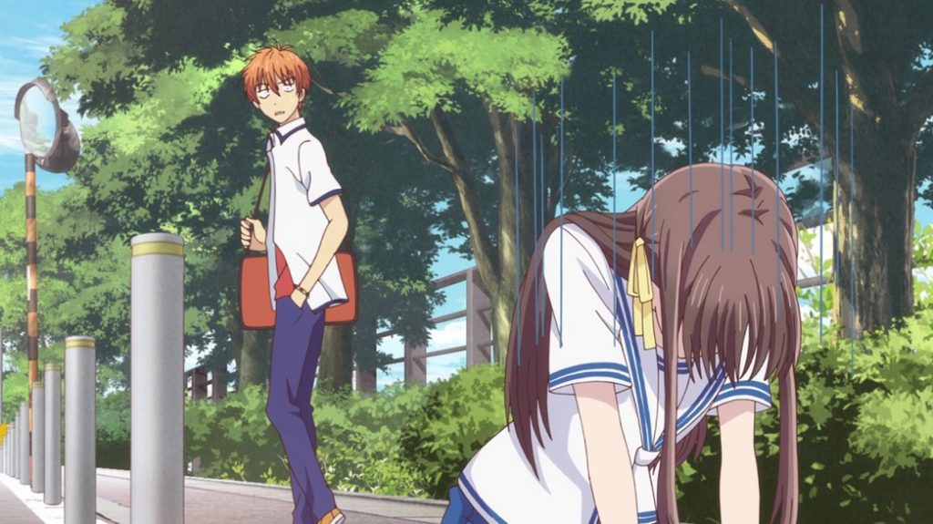 Fruits Basket Episode 23 Tohru hates to let people down with Kyo