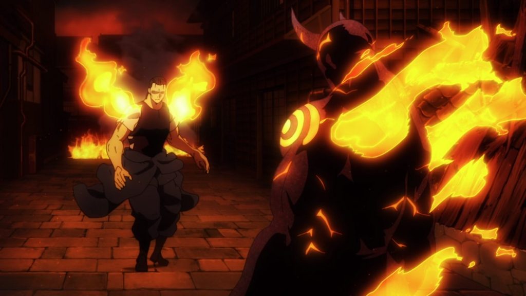 Fire Force Episode 12 Konro versus Infernal Demon