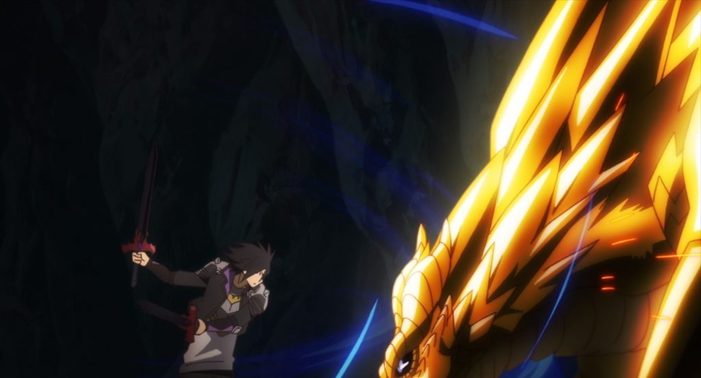 Cautious Hero Episode 6 Seiya versus Leviae Dragon Form