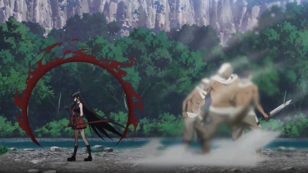 Akame ga Kill Episode 3 Akame versus Bandits