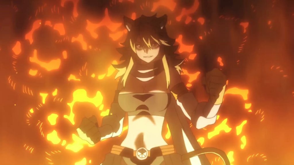 Akame ga Kill Episode 6 Leone activating Imperial Arms
