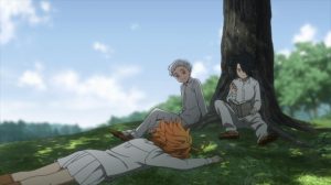 The Promised Neverland Episode 1 Emma Norman and Ray