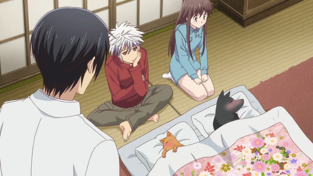 Fruits Basket Episode 9 Shigure and Kyo caught a cold