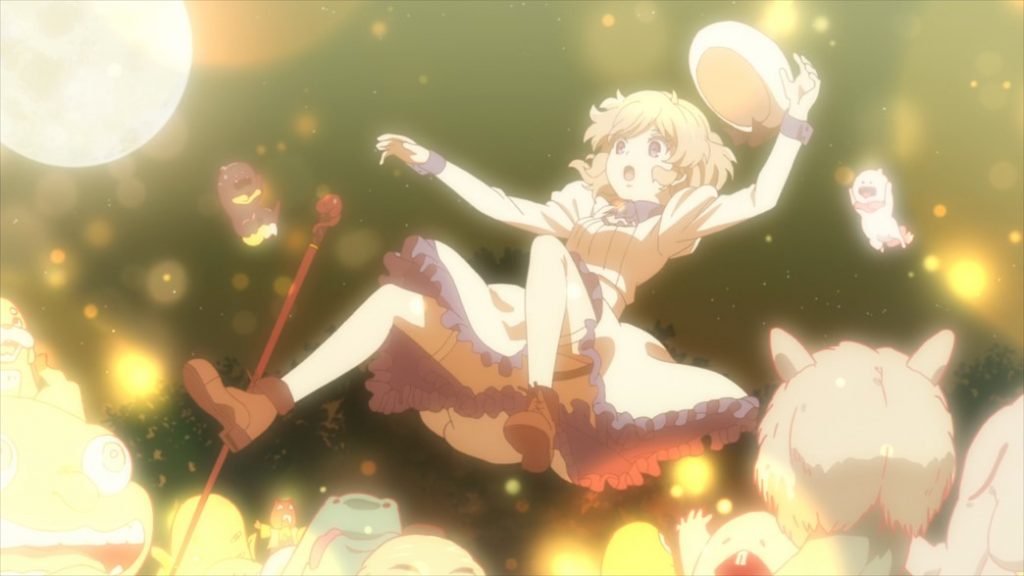 InSpectre Episode 12 The Yokai celebrating Kotoko's victory