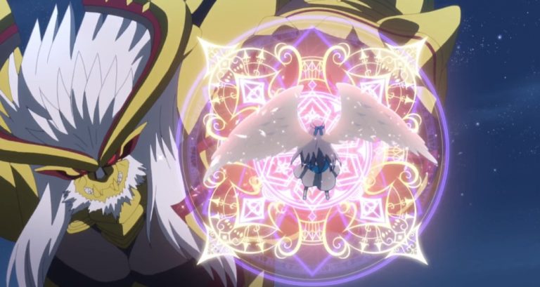 Shironeko Project ZERO Chronicle Episode 2 Bawl fighting the Queen of Light