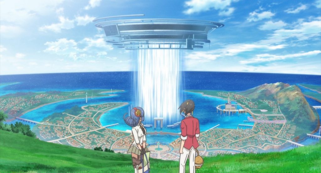 Shachibato President it's time for battle Episode 7 Minato and Guide have a picnic overlooking the Gate