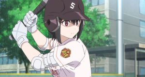 Tamayomi The Baseball Girls Episode 6 Tamaki Yamazaki batting
