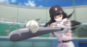 Tamayomi The Baseball Girls Episode 8 Shiragiku Oomura hits a home run