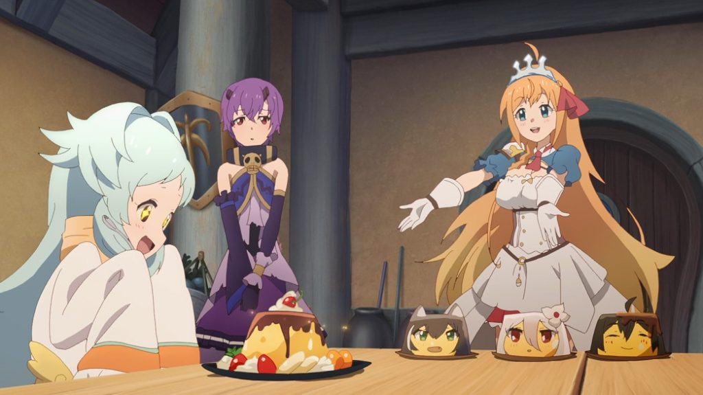 Princess Connect ReDive Episode 10 Pecorine makes pudding for Miyako