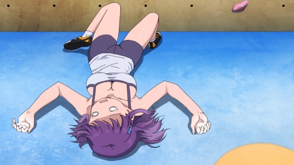 Iwakakeru Sport Climbing Girls Episode 3 Konomi exhausted from training
