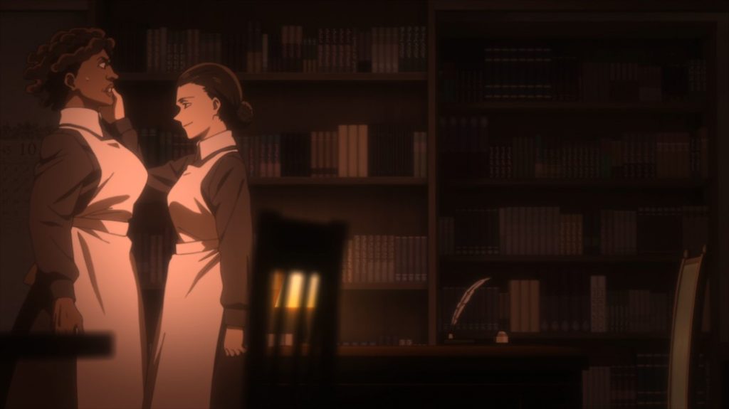 The Promised Neverland Episode 4 Mother putting Krone in her place again