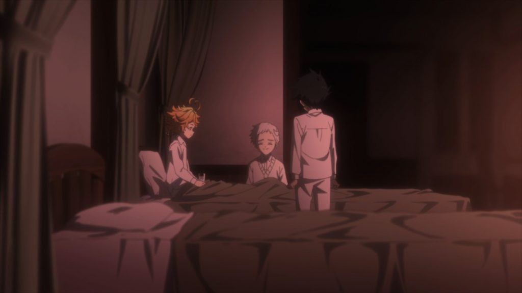 The Promised Neverland Episode 9 Emma Norman and Ray