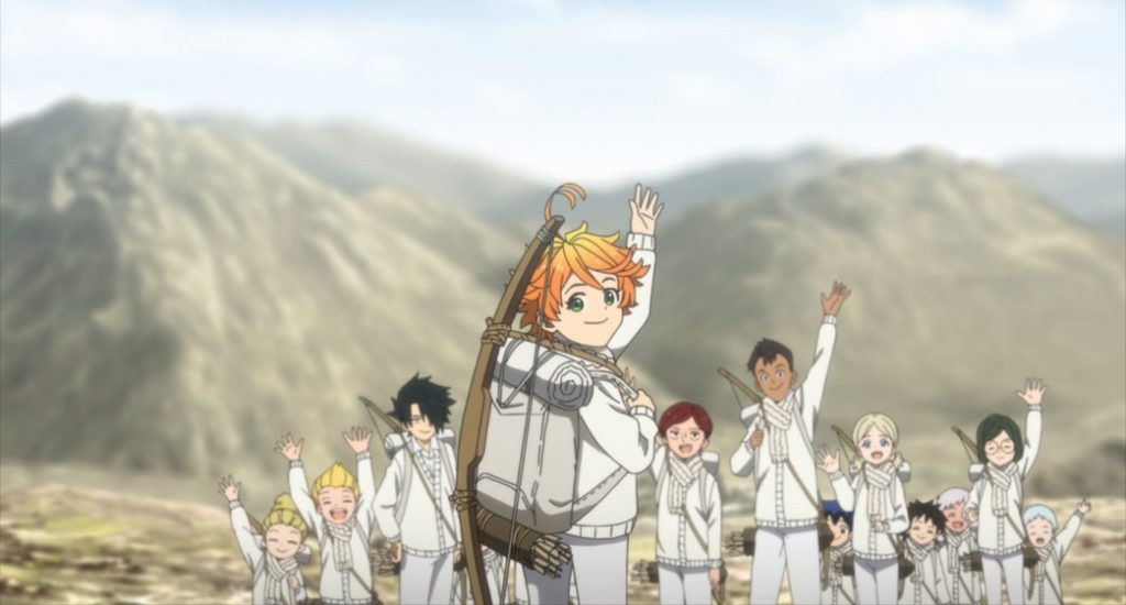The Promised Neverland Season Two Episode 3 The kids say goodbye to Sonju and Mujika