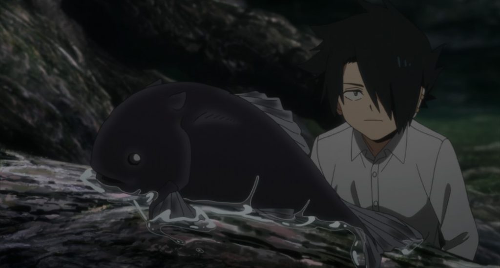 The Promised Neverland Season Two Episode 4 Ray and a Goowee Fish-bug thing