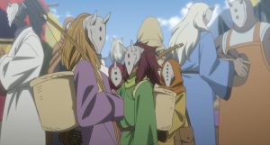 The Promised Neverland Season Two Episode 5 Emma Ray Don and Gilda disguised as demons