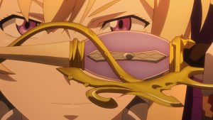 Record of Grancrest War Episode 21 Siluca about to break her wand