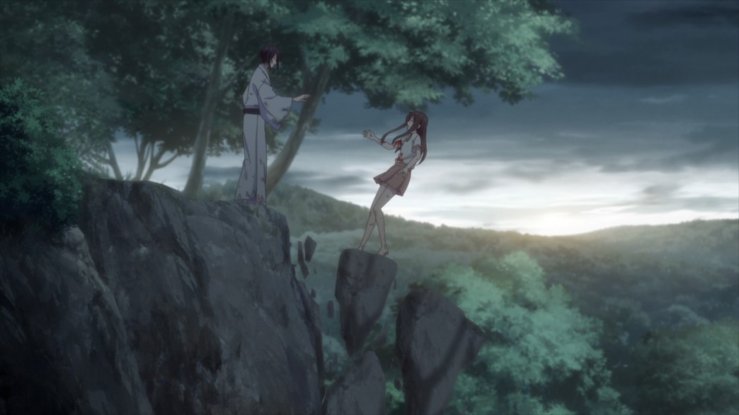 Fruits Basket Episode 59 Tohru falls off the cliff