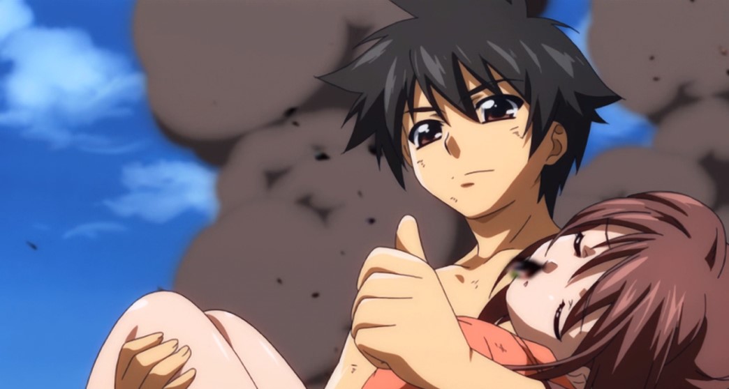 Heaven's Lost Property Episode 4 Naked Tomoki Rescues Pantyless Sohara