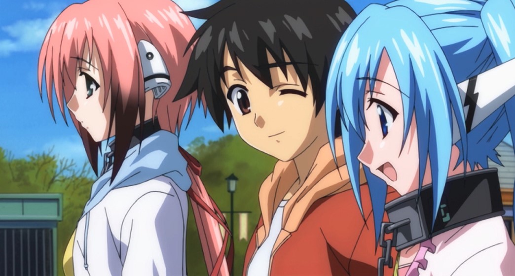 Heaven's Lost Property Episode 12 Tomoki takes Ikaros and Nymph on a date