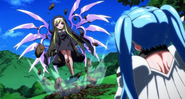 Heaven's Lost Property Episode 21 Chaos attacks Nymph