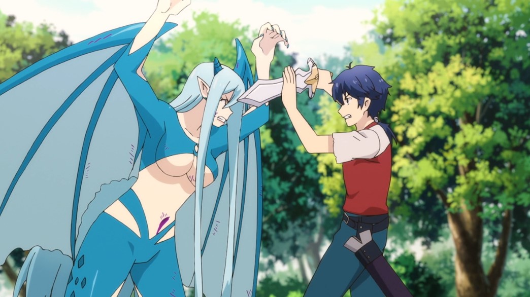 YU-NO A Girl Who Chants Love at the Bound of This World Episode 19 Winged Monster Girl Attacking Takuya