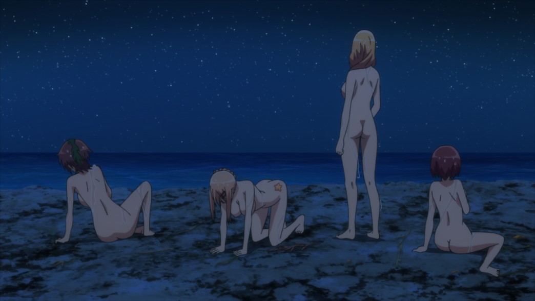 Are You Lost Episode 8 Asuka Shion Homare and Mutsu Washed up Naked