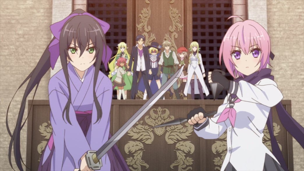 High School Prodigies Have It Easy Even In Another World Episode 12 Aoi and Shinobu defend the other Prodigies