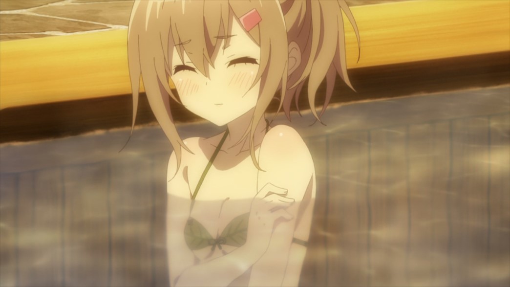 High School Prodigies Have It Easy Even In Another World Episode 3 Hot Springs Ringo Leaf bikini