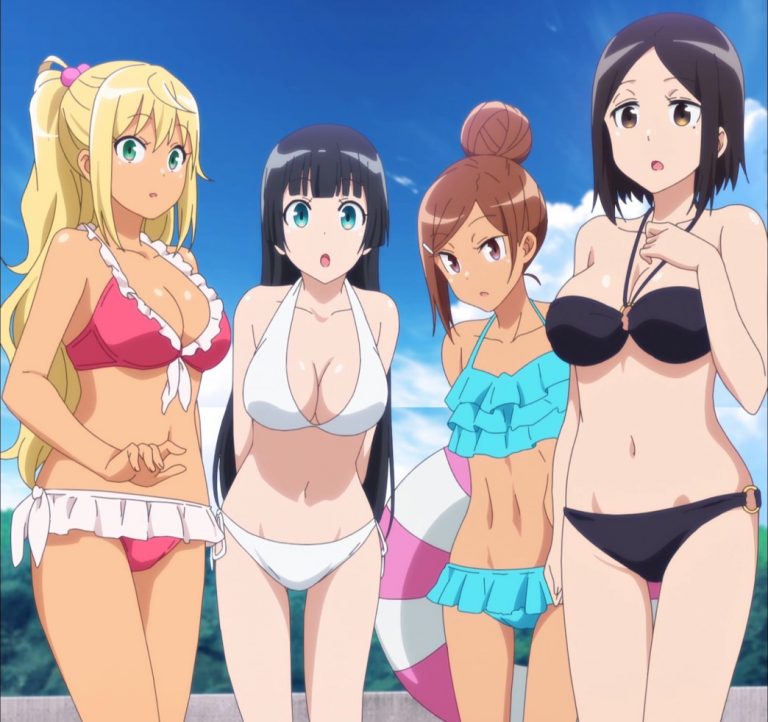 How Heavy Are The Dumbbells You Lift Episode 4 Uehara Akemi Hibiki Saotomi Beach Bikinis