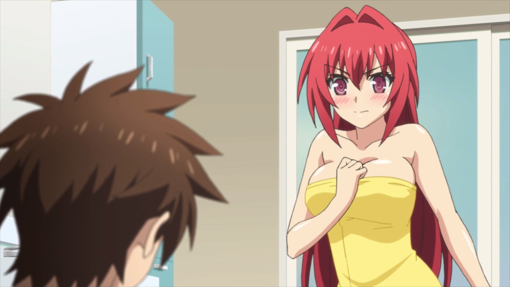 The Testament of Sister New Devil Uncensored Episode 5 Mio in a towell