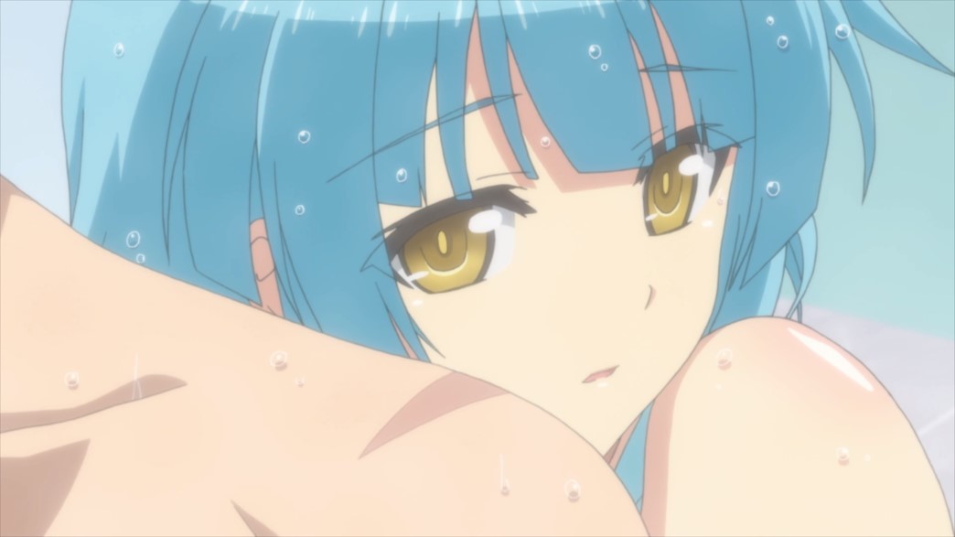 The Testament of Sister New Devil Uncensored Episode 5 Yuki hugs Basara in his bathroom