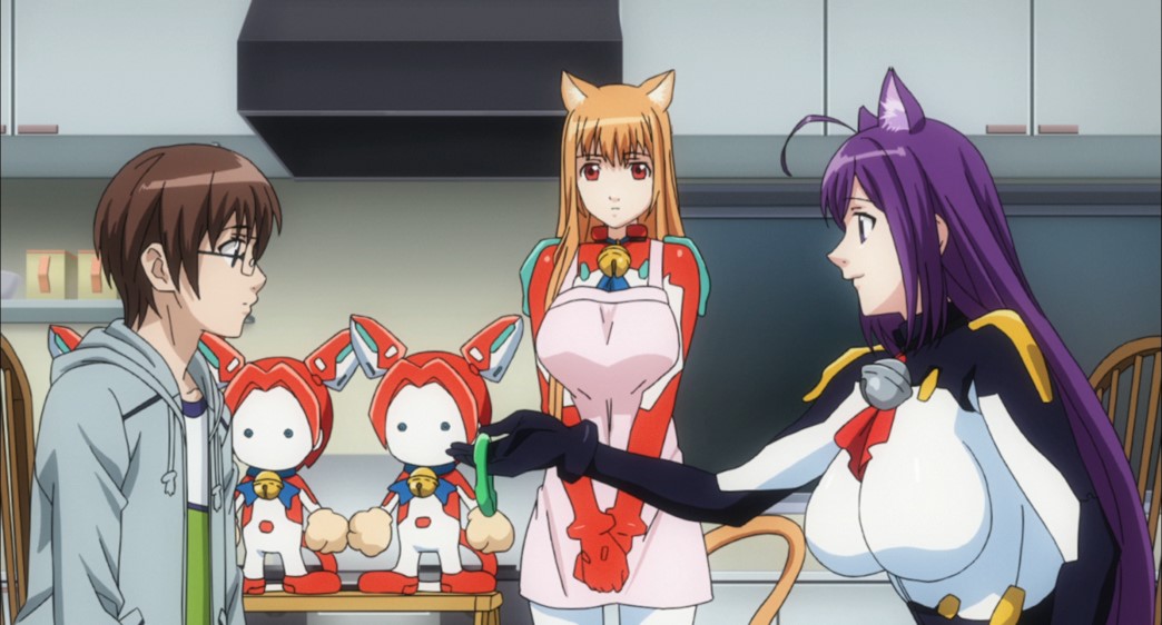 Cat Planet Cuties Episode 10 Captain Kunne gives Kio an early Christmas present a powersuit