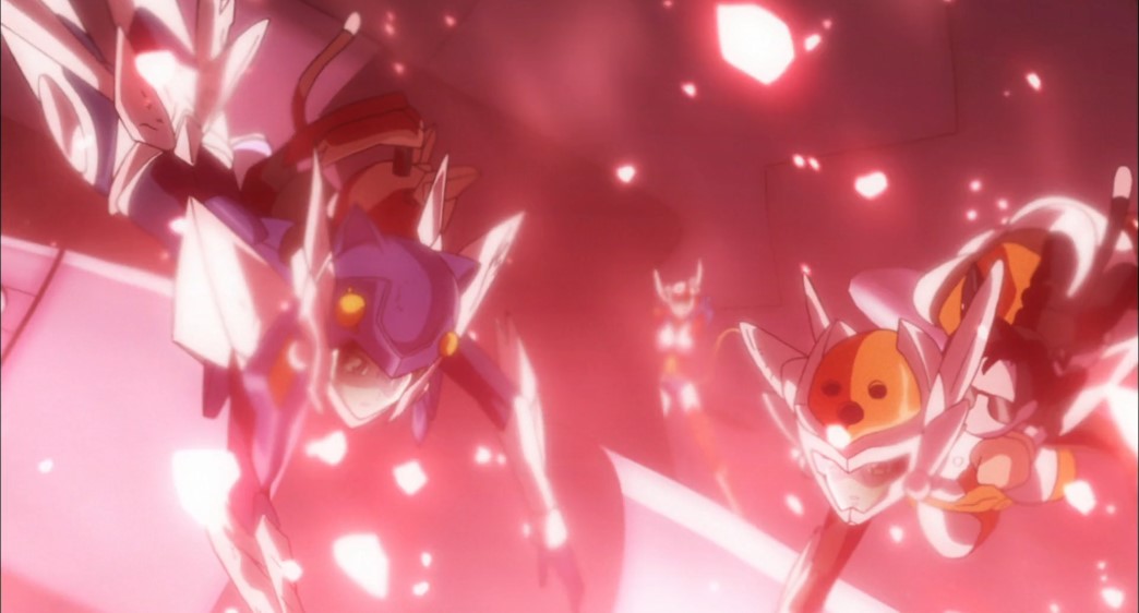 Cat Planet Cuties Episode 12 Aoi and Manami battle suit sacrifice