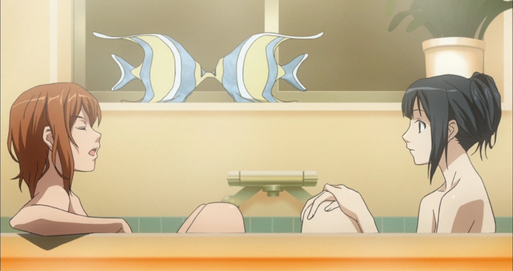 Cat Planet Cuties Episode 3 Aoi and Manami in bath together