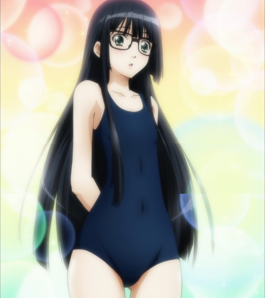 Cat Planet Cuties Episode 7 Aoi School Swimsuit