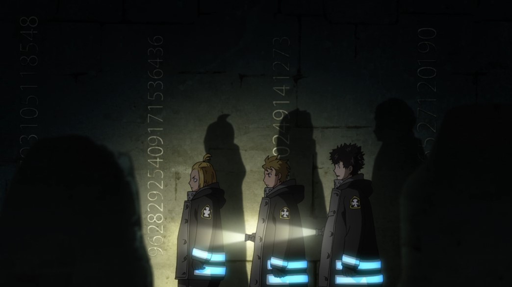 Fire Force Episode 33 Arthur Pan and Licht inside Tabernacle
