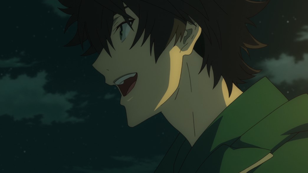 The Rising Of The Shield Hero Episode 1 Naofumi 's excitment at the new adventure
