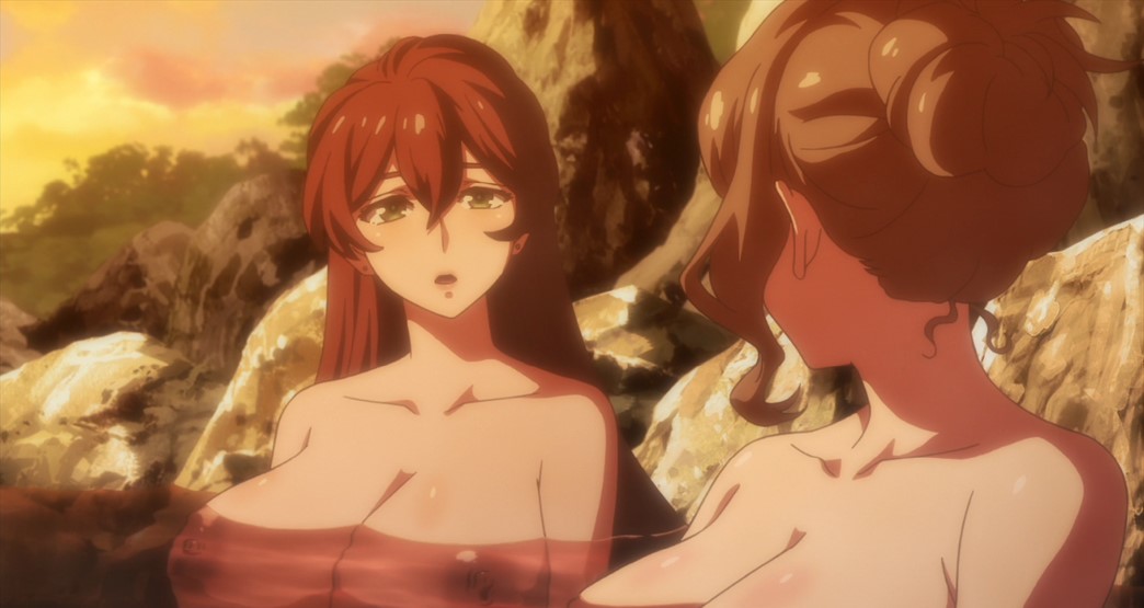 Valkyrie Drive Mermaid Uncensored Episode 7 Akira Hiragi and Torino Hot Pool Boobs