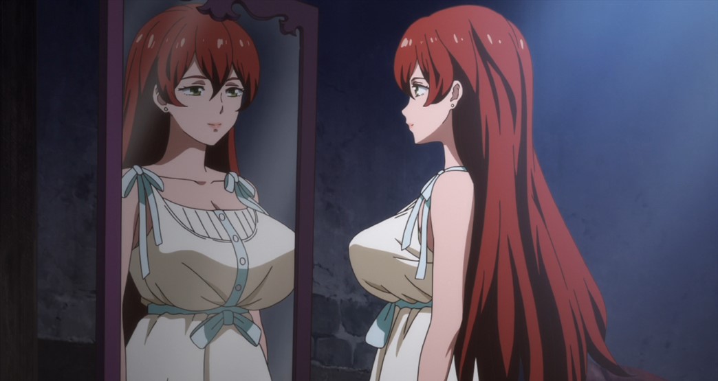 Valkyrie Drive Mermaid Uncensored Episode 7 The Governeur Akira Hiragi wearing a Dress