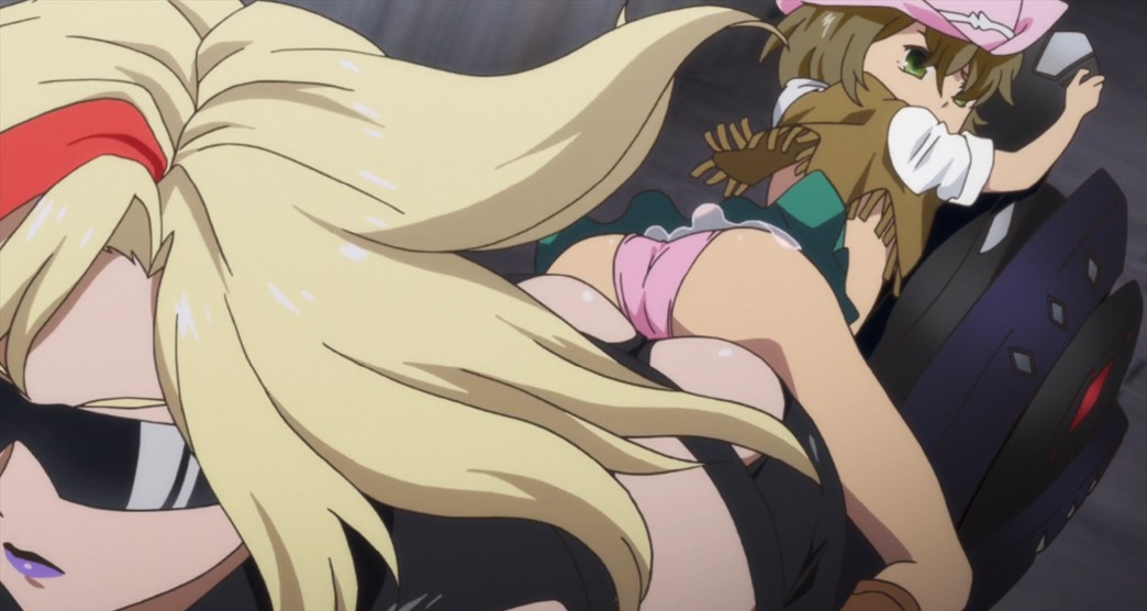 Valkyrie Drive Mermaid Uncensored Episode 8 Rain Hasumi and Meifon Riding Lady J Panties