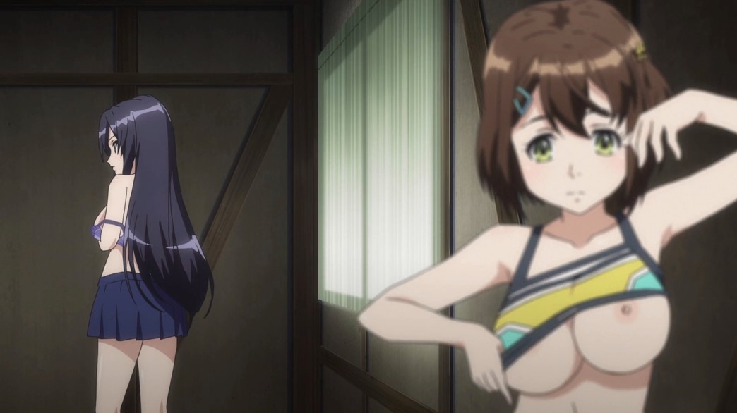 Kandagawa Jet Girls Episode 1 Rin Namiki dressing boobs