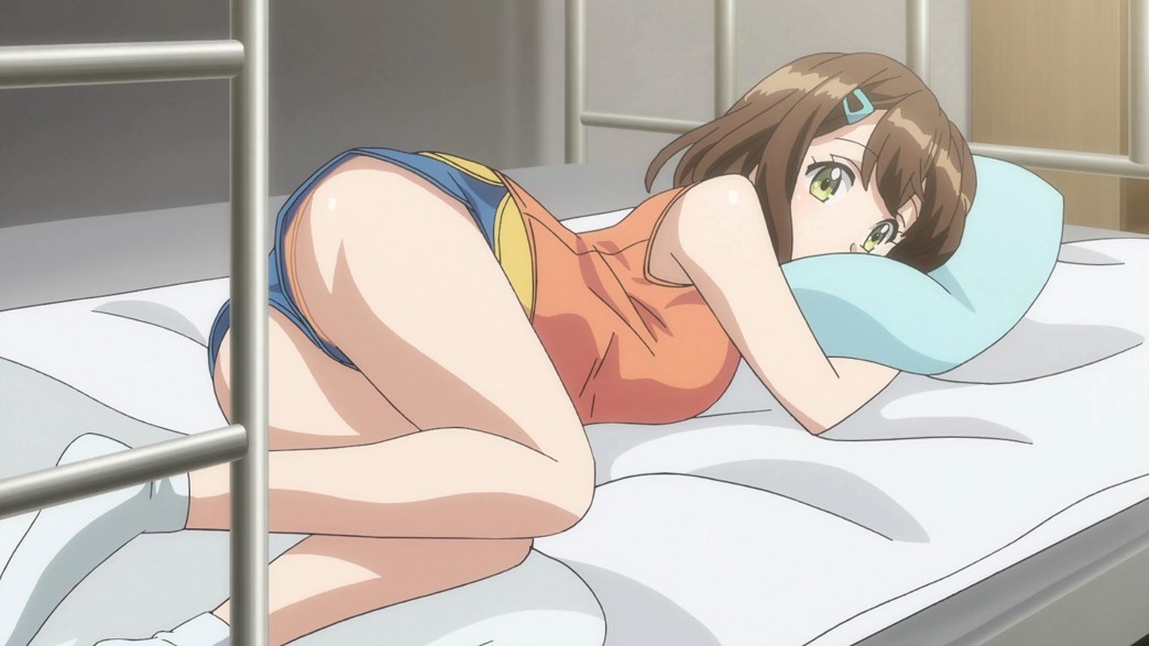 Kandagawa Jet Girls Episode 1 Rin Namiki in bed