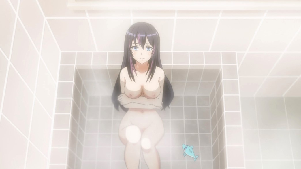 Kandagawa Jet Girls Episode 11 Misa Aoi in the bath thinking nude
