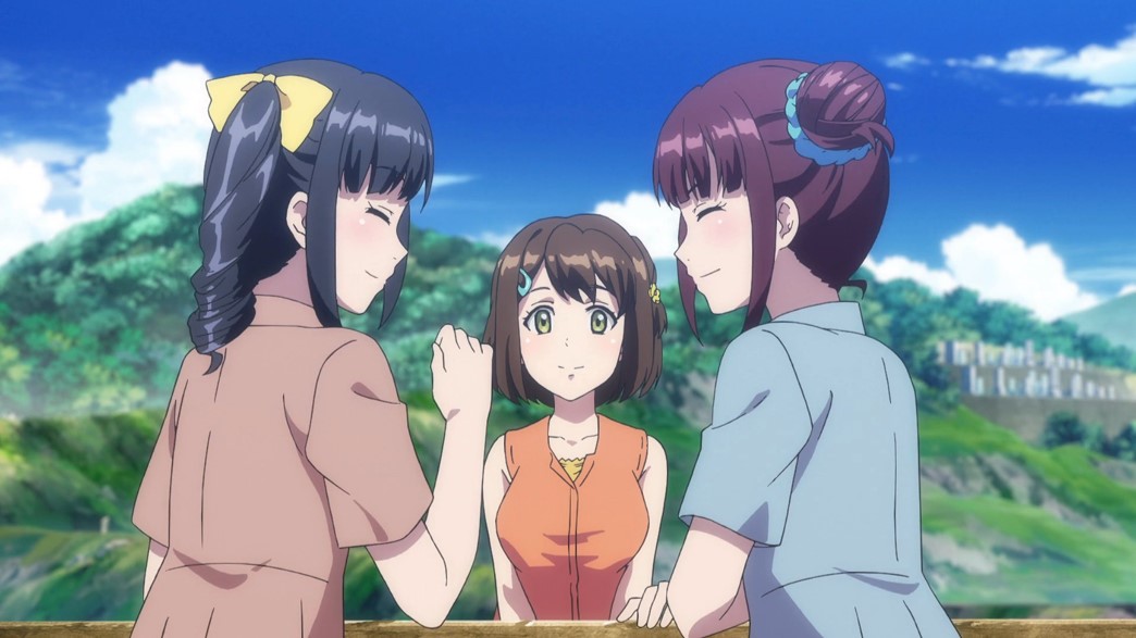 Kandagawa Jet Girls Episode 11 Rin Namiki meets Dina and Ziyu Pan