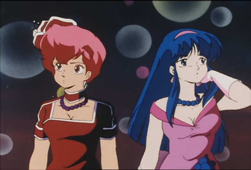Dirty Pair Episode 3 Kei and Yuri dressed up